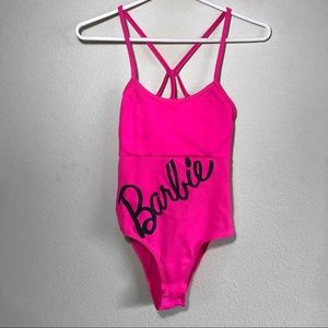 Barbie body suit bright pink